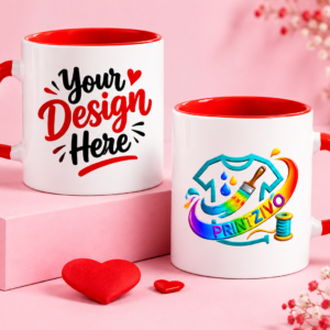 ❤️ Custom Heart Handle Mug