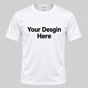 White Polyester T-Shirt